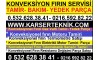 KONVEKSİYONEL FIRIN TAMİR SERVİSİ 0532.628.38.41